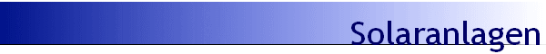 Solaranlagen